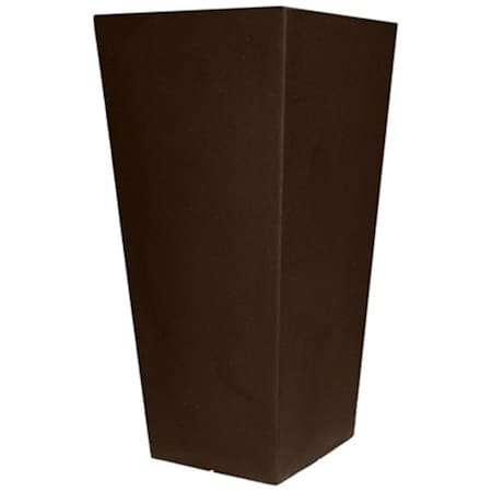 Classic Accessories 26 in. Cosmopolitan Tall Espresso Planter VE2527680